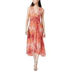 Calvin Klein floral midi dress